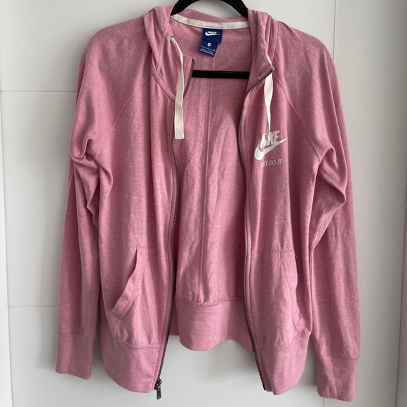 Nike size small pink zip sweater. Worn a handful of times, great condition. - Picture 1 of 2